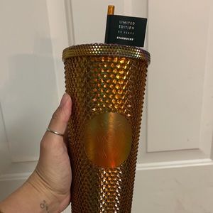 Gold 50th Anniversary Starbucks Tumbler- VENTI